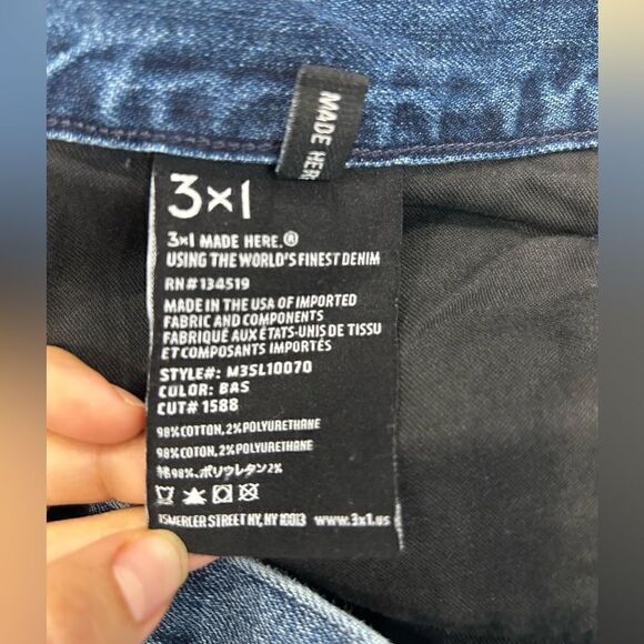 3x1 NYC Jeans In Bass - Picture 8 of 9